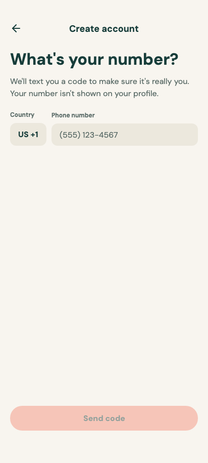 Phone number preview