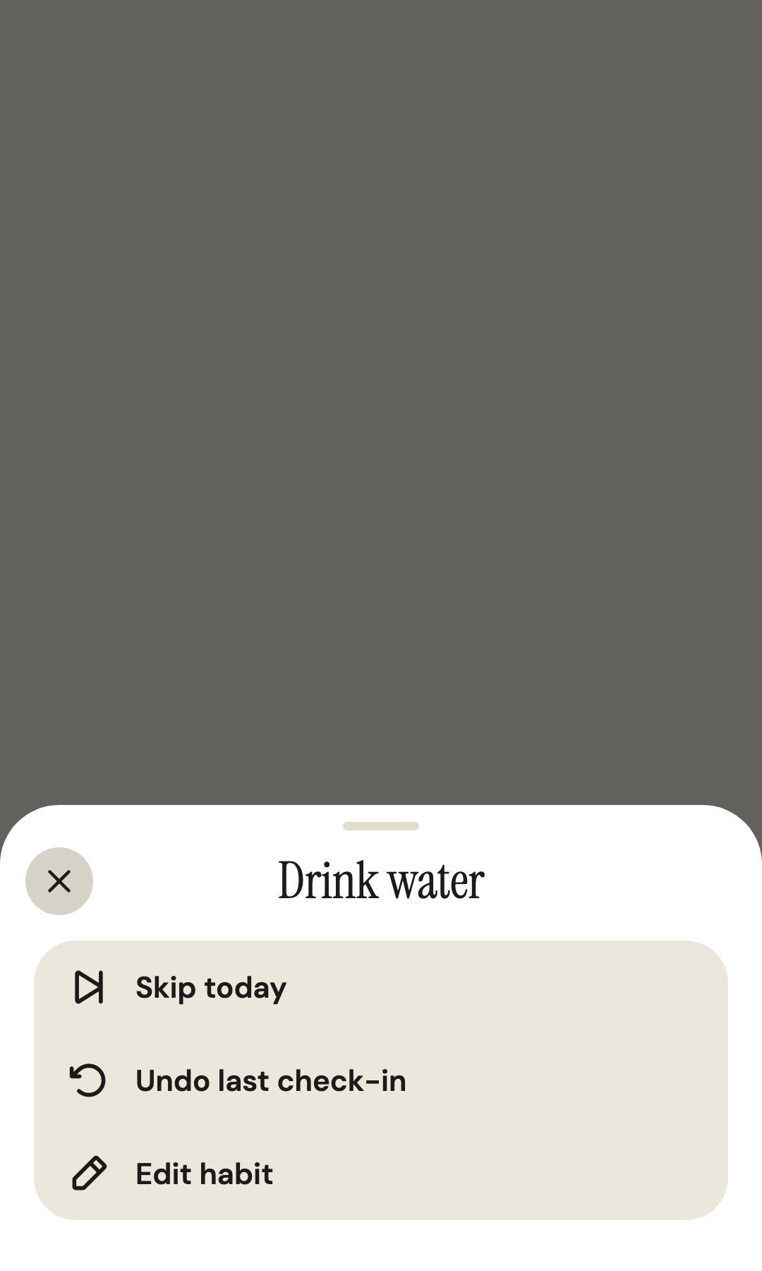 Modal Bottom Sheet preview