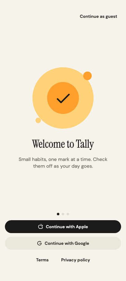 Welcome preview