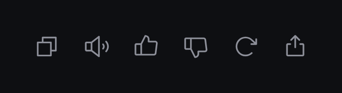 Message Actions preview