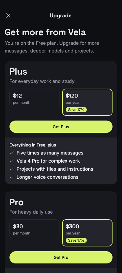 Plans preview