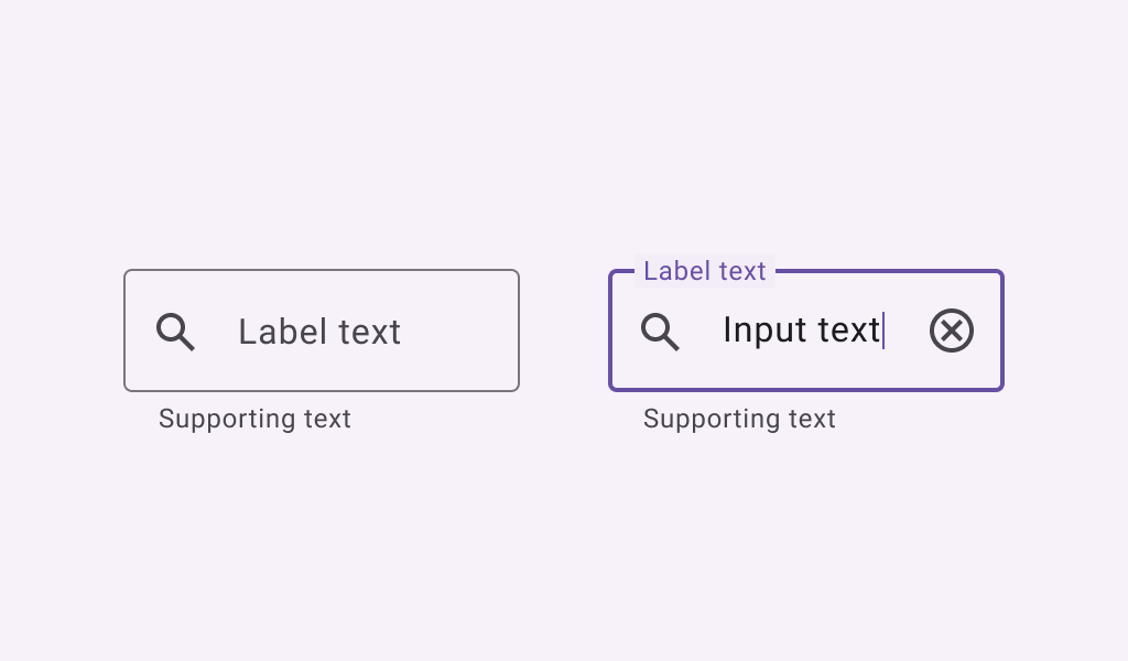 OutlinedTextField Jetpack Compose Component in Material 3 Compose