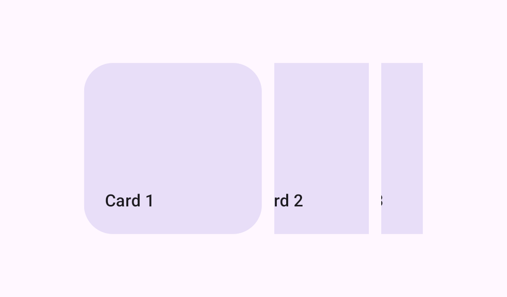 HorizontalMultiBrowseCarousel